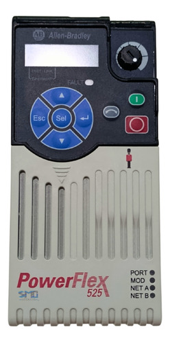 Inversor Powerflex 525 1cv 380v 440v 2,3a Allen 25b-d2p3n104