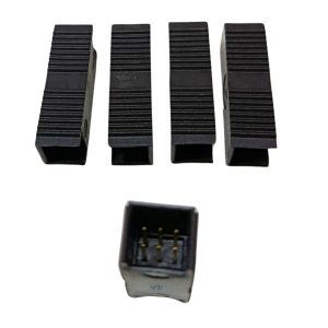 Kit com 5 und de Conector Jumper Preto Eaton Easy-link-ds