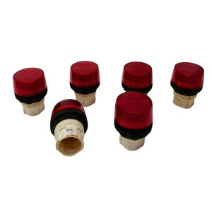 Kit com 6 Sinalizador Sonoro Vermelho Seminovo