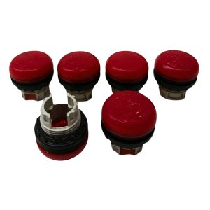 Kit com 6 Frontal para Sinaleiro Liso Vermelho Seminovo