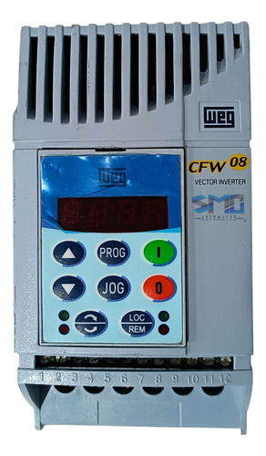 Inversor De Frequência Cfw08 Weg 1cv 220v Cfw080040b2024psz