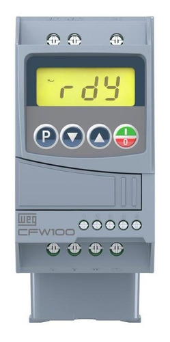 Inversor Frequência 1cv 220v Weg Cfw100 4,2a Mono/bif P/ Tri