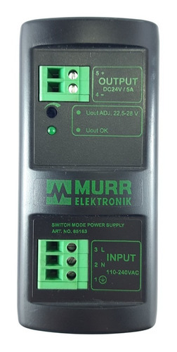 Fonte 24v Dc 5a Murr Elektronik Evolution 1 Phase Garantia