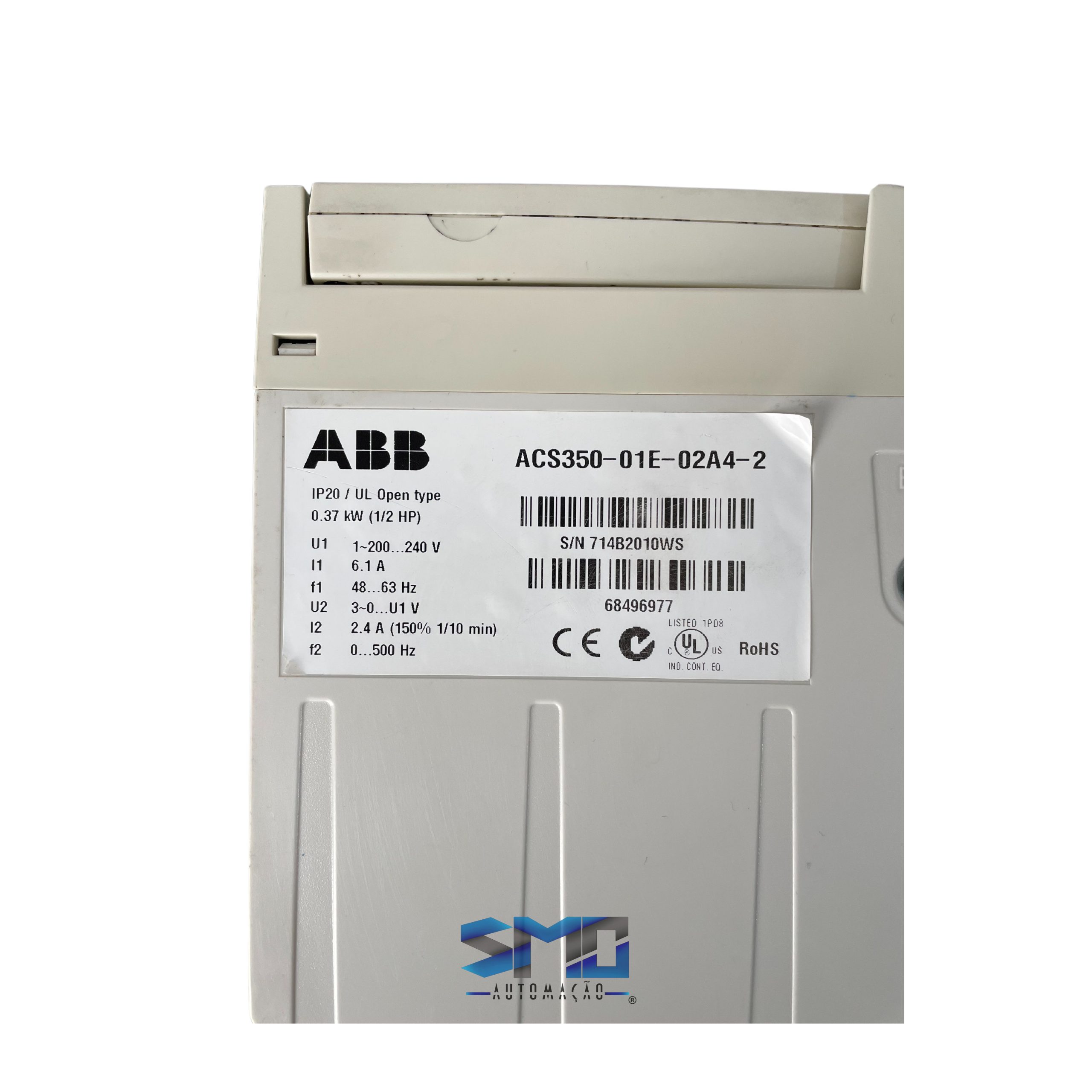 Acs150-01e-02a4-2 Inversor 0,5cv 220v 2,4a Mono SEMINOVO