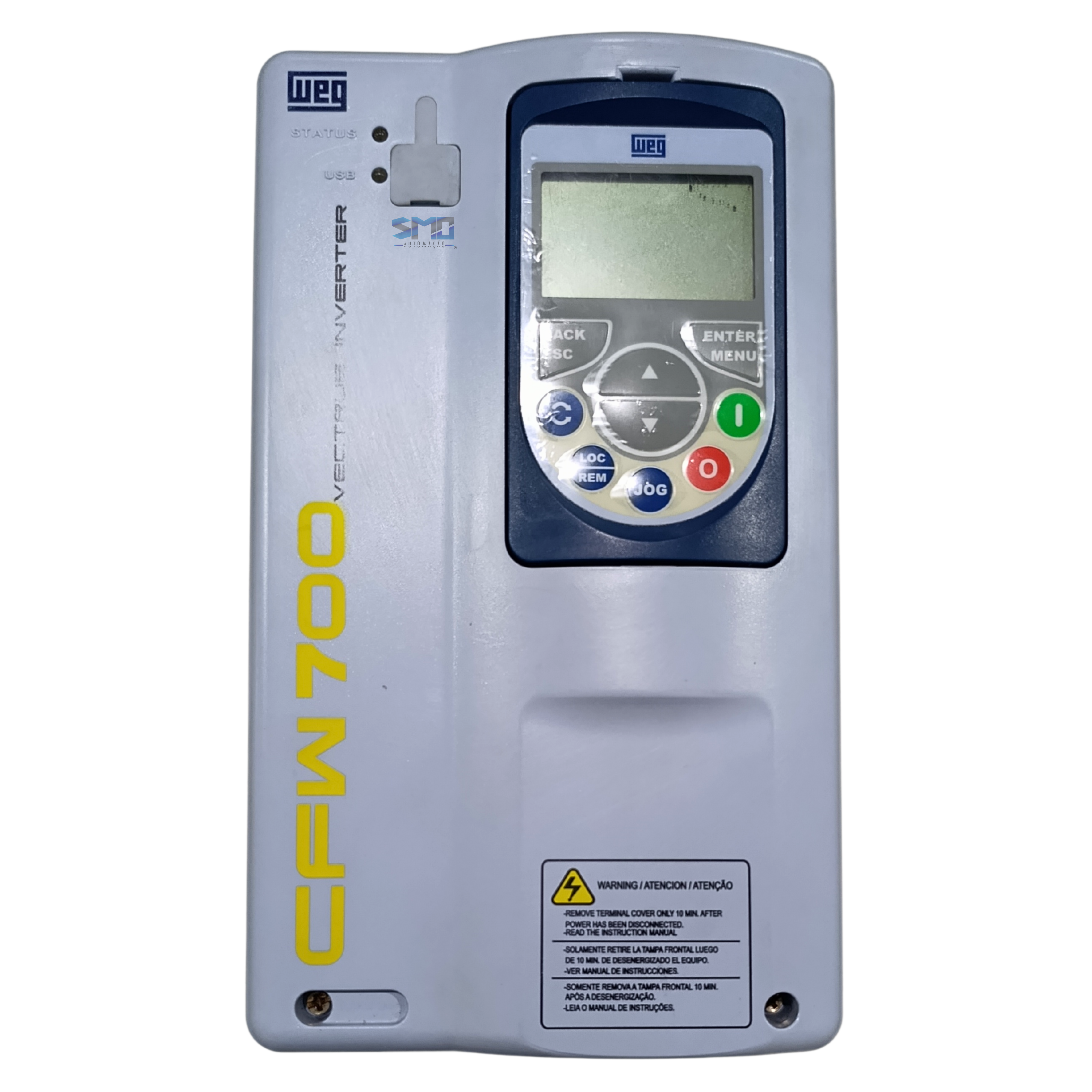 INVERSOR DE FREQUÊNCIA 1.5CV 220V 6A WEG CFW700A06P0B2DB20