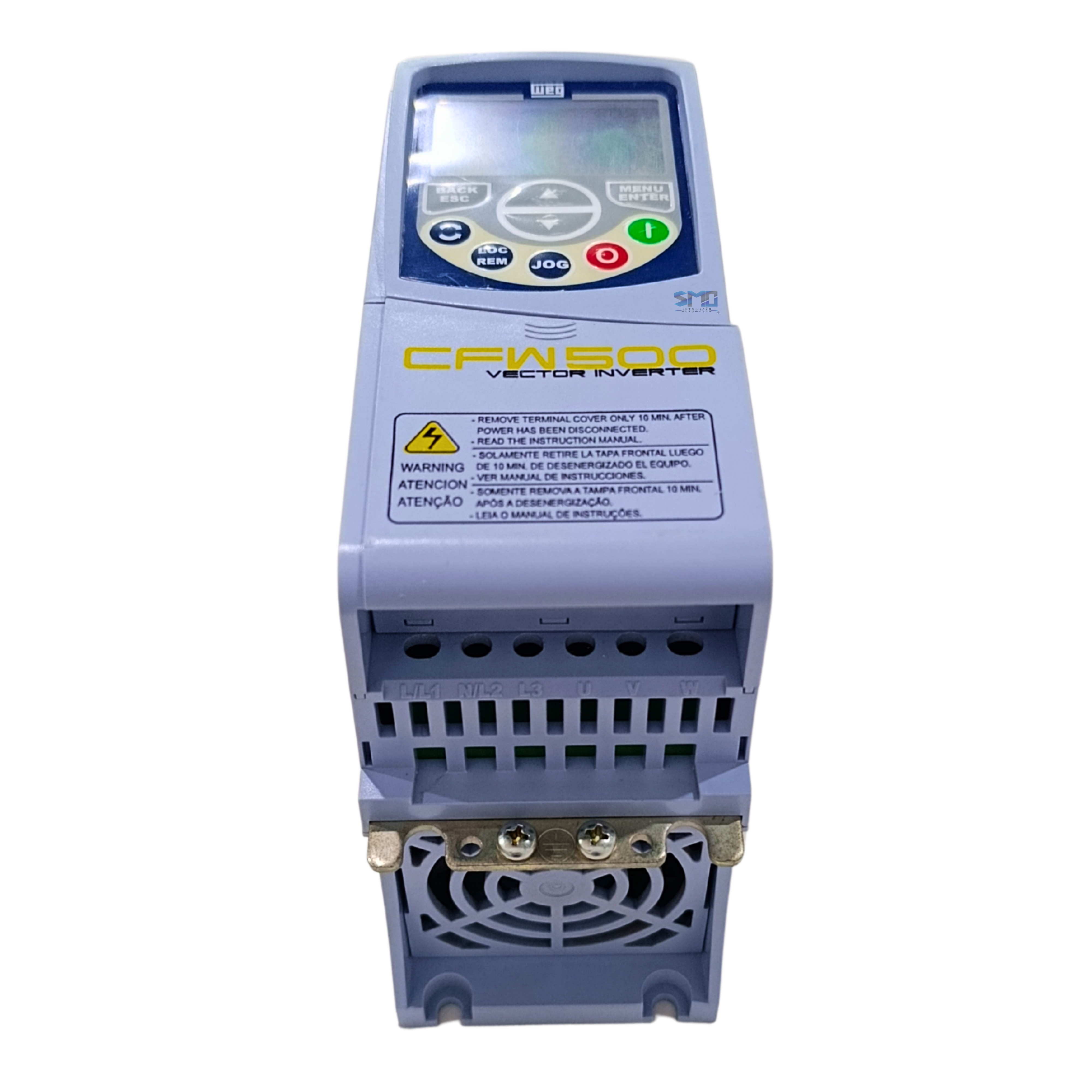 INVERSOR DE FREQUÊNCIA 2CV 7A WEG CFW500A07P0S2NB20H00 NOVO