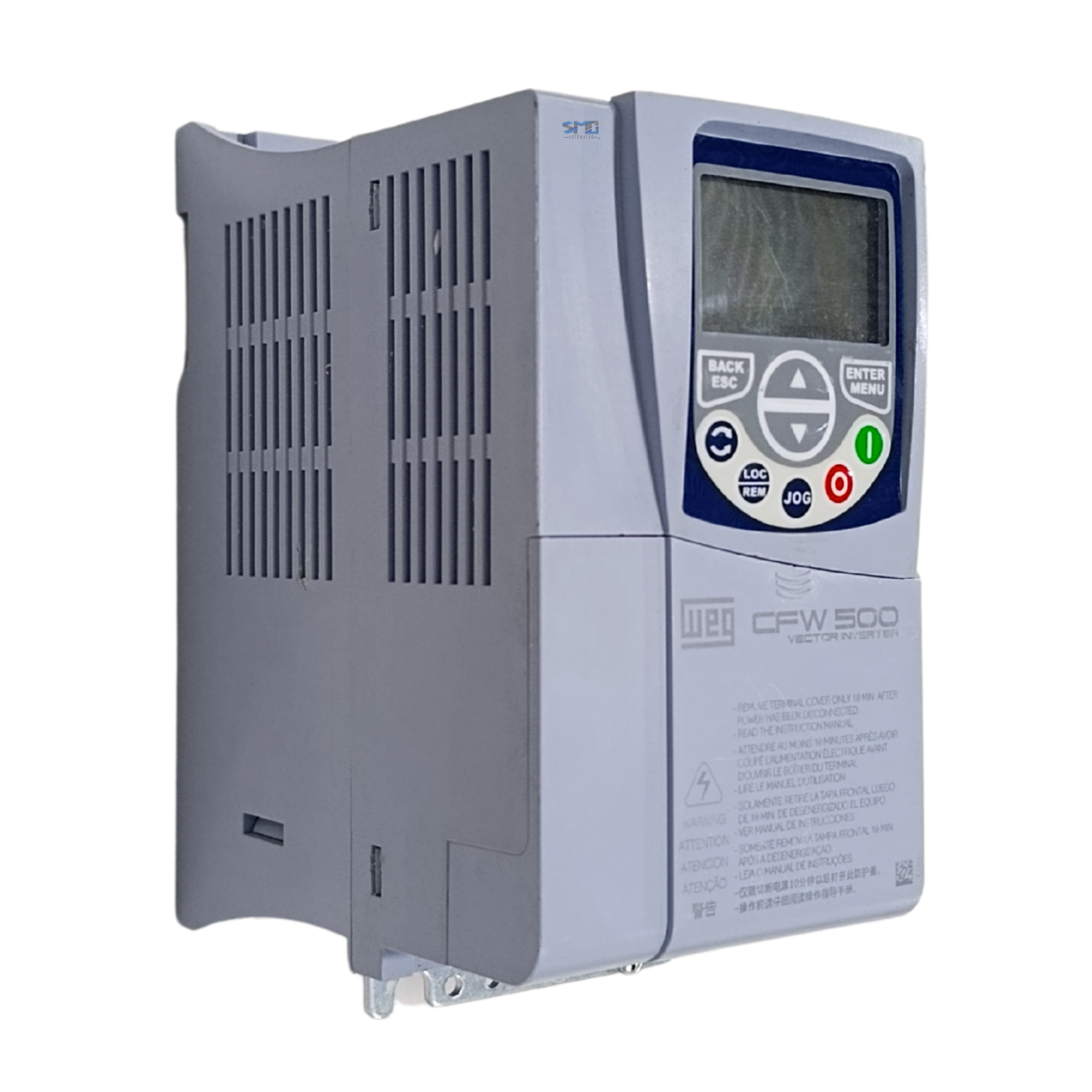 INVERSOR DE FREQUÊNCIA 5CV 10A 380-480V WEG CFW500B10P0T4DB20H00