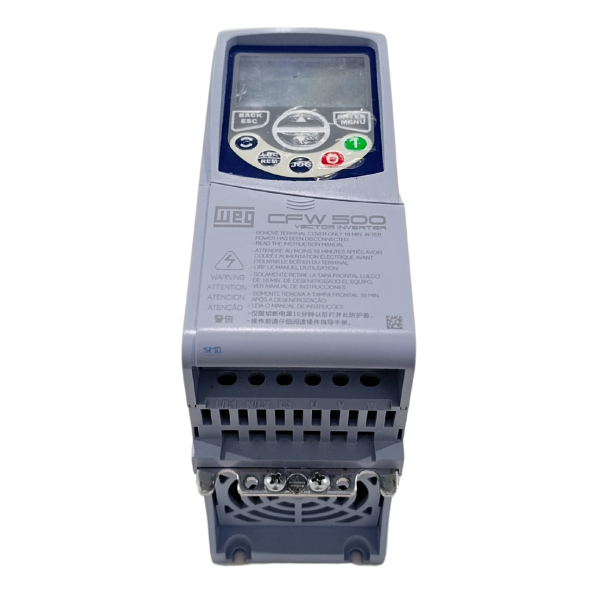 INVERSOR DE FREQUÊNCIA 3CV 6,1A 380-480V WEG CFW500A06P1T4NB20 - Image 4