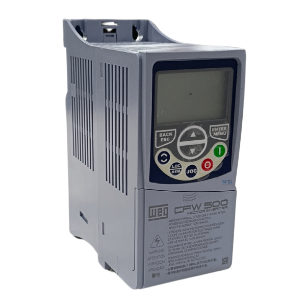 INVERSOR DE FREQUÊNCIA 3CV 6,1A 380-480V WEG CFW500A06P1T4NB20 - Image 9